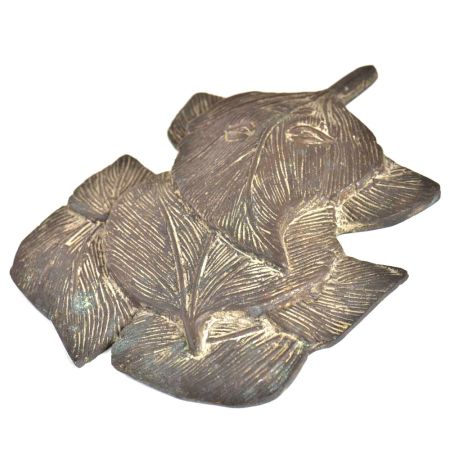 Bronze Leaf Ganesha Wall Hanging