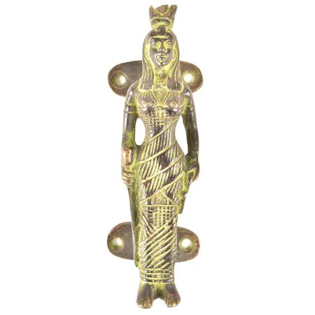 Brass Standing Lady Door Handle