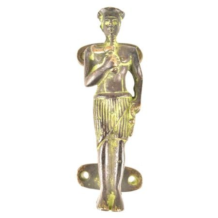 Brass Tribal Man Door Handle