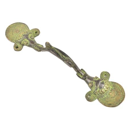 Brass Two Sided Animal Face Door Handle