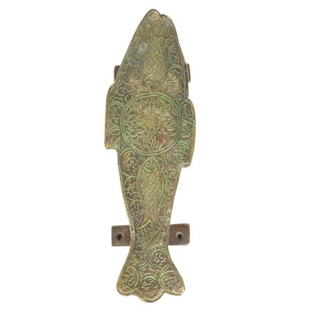 Fish Design Brass Drawer Door Pulls Handle