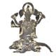 Bronze Vintage Finishing Ganesha Sitting On Seated Mushak Figurine 