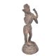 Bronze Tribal Lady Playing Tribal Trumpet
