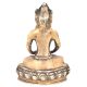Brass Buddha Statue Deity Seated