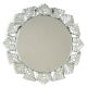 Venetian Round Cut & Etched Glass Frame Mirror