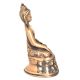 Brass Earth Touching Indian Buddha Statue