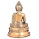 Brass Earth Touching Indian Buddha Statue