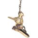 Hanging Bronze Oil Lamp In The Form Of A Bird