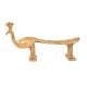 Golden Brass Peacock Door Handle