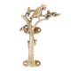 Bronze Parrot On Tree Single Door Handle