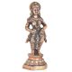 Dancing Brass Lady Dancer Hand Cymbals Manjira Statue