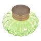 Vinatge Style Light Green Round Glass Ink Pot