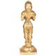Standing Lady Deep Brass Statue