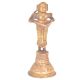 Brass Lady Holding Wick Lamp Deepak Arti Decor