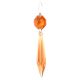 Orange Crystal Beads Garland Chandelier Hanging