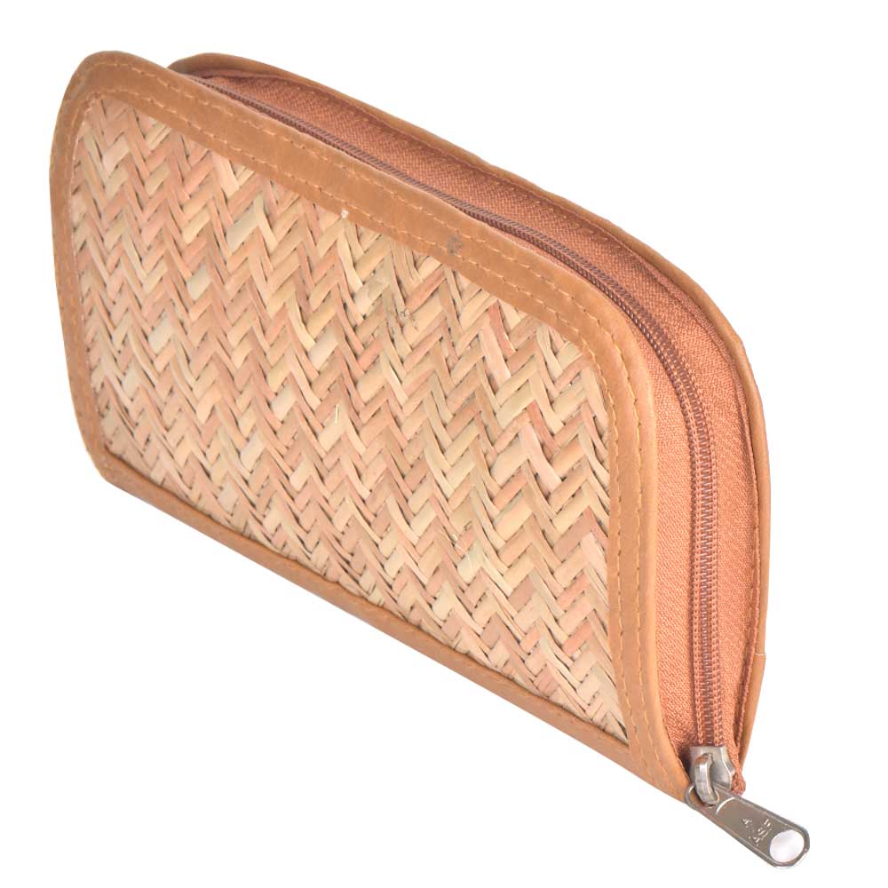 Traditional Bamboo Straw Clutch