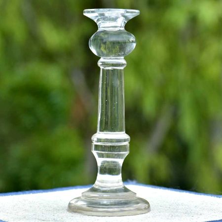 Layered Glass Candle Holder