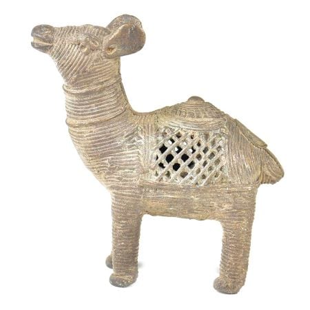 Brass Fawn Incense Stick Holder