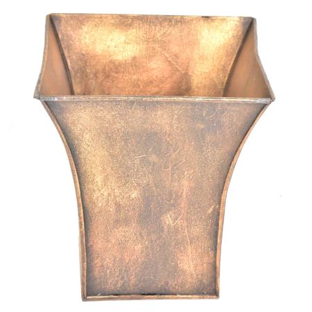 Bronze Color Metal Panter Pot In A Set Of 3