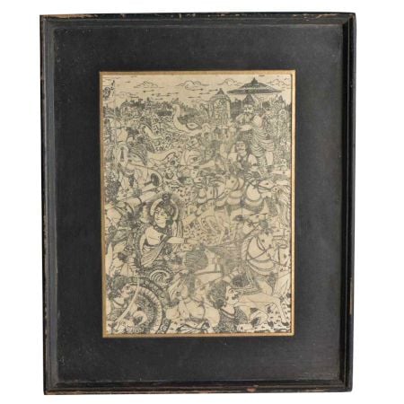 Fight between Bhisma and Arjun