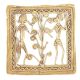 Brass Dhokra Wall Art Hanging 2 People & A Tree Between Them