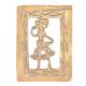 Brass Dhokra Wall Hanging Tribal Lady Dancing
