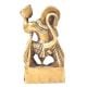 Brass Hanuman Statue Holding The Dronagiri Mountain