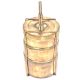 Vintage Triple Food Container Tiffin Box