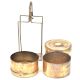 Vintage Triple Food Container Tiffin Box