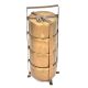 4 Compartment Brass Tiffin Carrier Lunch Box
