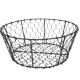 Black Iron Wire Basket