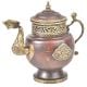 Brass & Copper Teapot Embossed Design