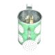 Green Silver Flowers Engraved Watering Metal  Can