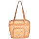 Eco Friendly  Bamboo  Handbag With Pocket And Faux Leather Handle