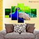Peacock Premium Quality Canvas Wall Hanging