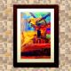Bright Colors Abstract Wall Painting