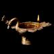 Peacock Brass Oil Wick DiyaÂ or Oil Lamp