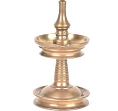 Brass Oil Lamp With Stand