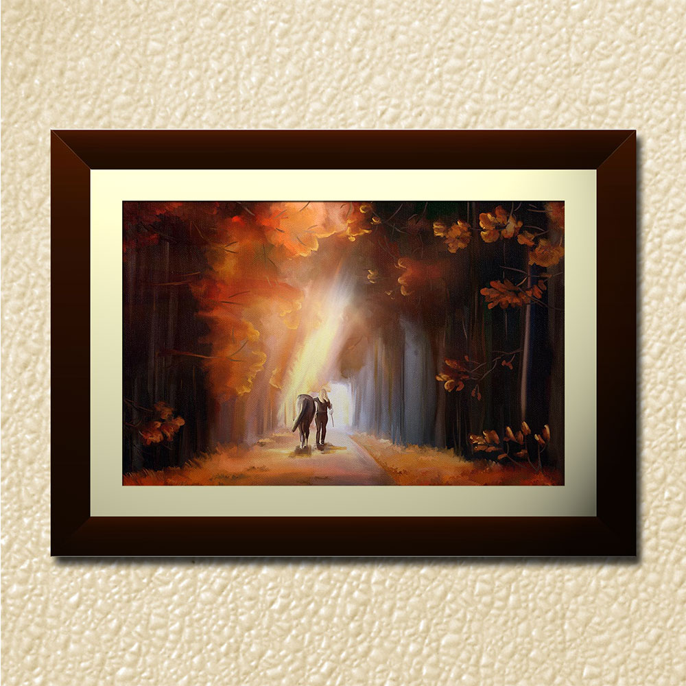 Couples In The Jungle Wall Painting