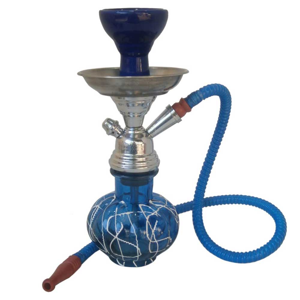 Blue Glass Hookah