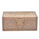 Vintage Embossed Rectangular Copper Storage Box 