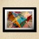 Abstract Angular Expression Wall Painting