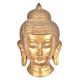 Lord Buddha Head Brass Statue