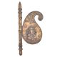 Lord Ganesha Pasley Brass Wall Hanging