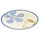 Handpainted Floral Ceramic Plates Set of 2