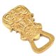Brass Bottle Opener With Beautiful Patterns Engraved