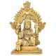 Brass Gaja Lakshmi With Kirtimukha Top