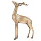 Vintage Standing Decorative Brass Deer Figurine
