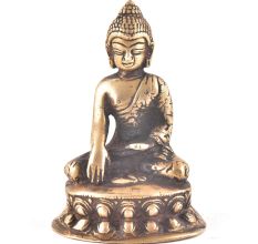 Brass Sitting Meditating Buddha statue
