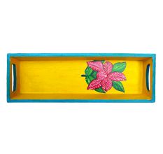 Floral Handmade Painting Knick Knack Tray